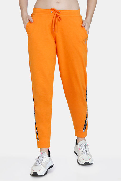 Zelocity Relaxed Mid Rise Joggers - Orange Pepper — image 2